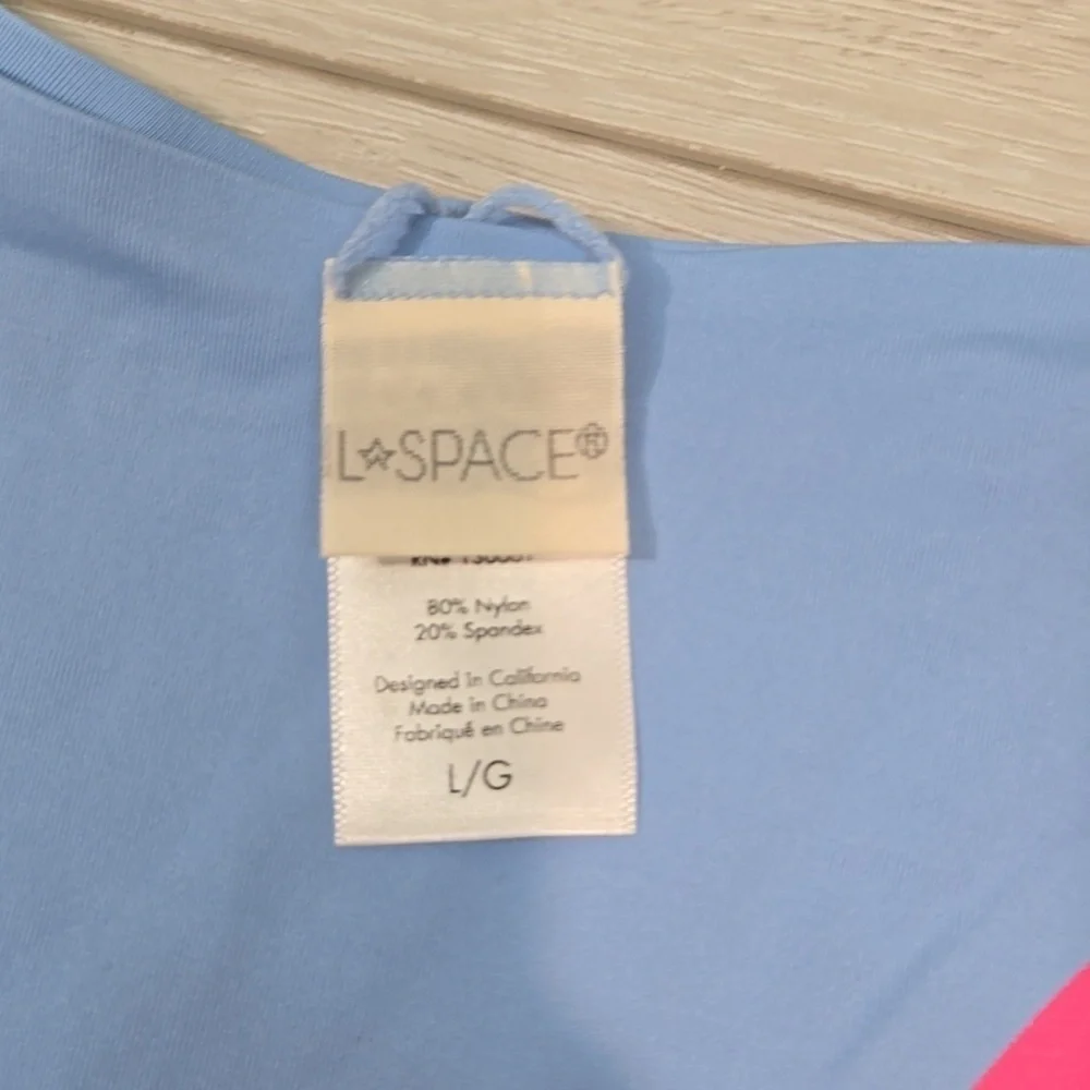 NWOT L Space Women Anthropologie Bitsy Cut Swim bottom sz L